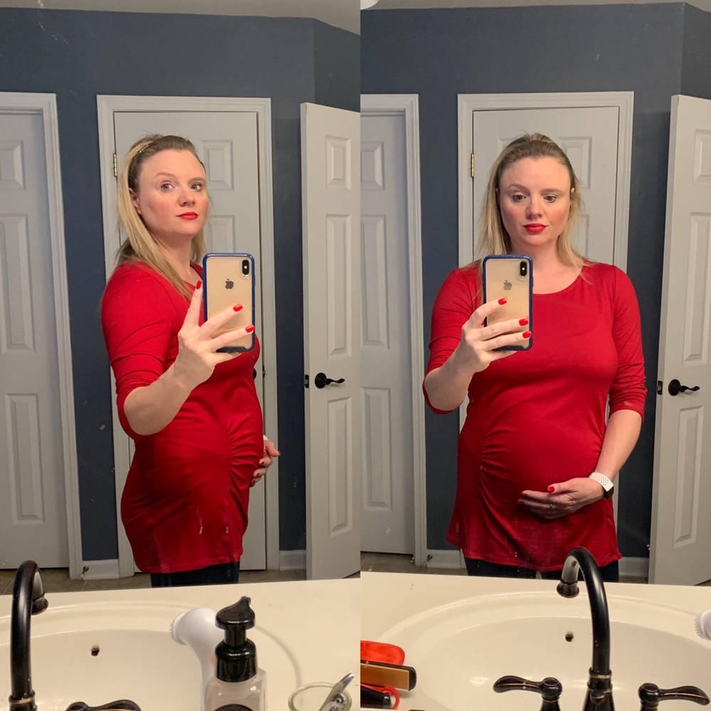 Long sleeve maternity t-shirt